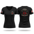 Nmrtc tccc Women's Short Sleeve V-neck Shirt - 1