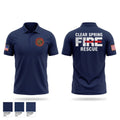 Clear Spring Fire Rescue Short Sleeve Performance Polo - 1