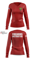 West Virginia State Police Women's Long Sleeve V-neck Shirt - 11