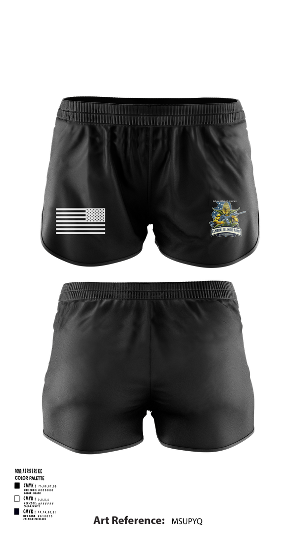 Ranger Panties, Central Illinois Army Recruiting Company, , Teamtime, Team time, sublimation, custom sports apparel, team uniforms, spirit wear, spiritwear, sports uniforms, custom shirts, team store, custom team store, fundraiser sports, apparel fundraiser