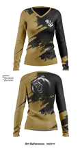 River View Black Bears 82365504 Women's Long Sleeve V-neck Shirt - 3