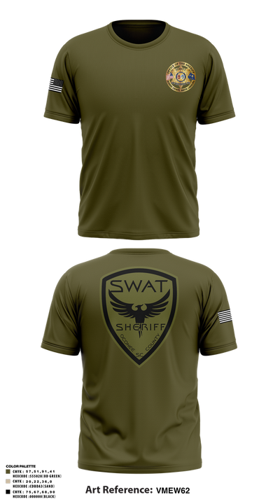 SWAT 37842893 Short Sleeve Performance Shirt - 1