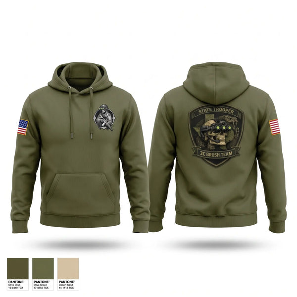 Hoodie, Brush Team, Police, Teamtime, Team time, sublimation, custom sports apparel, team uniforms, spirit wear, spiritwear, sports uniforms, custom shirts, team store, custom team store, fundraiser sports, apparel fundraiser