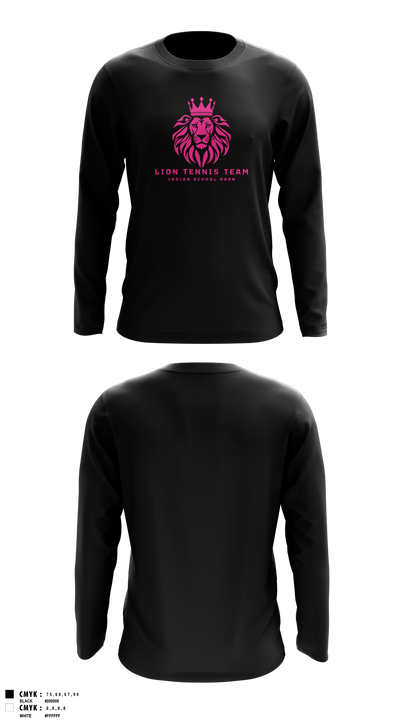 Lion Tennis Team Long Sleeve Performance Shirt - 4