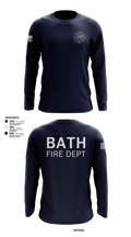 Bath NH Fire Department 51059063 Long Sleeve Performance Shirt - 26
