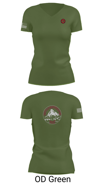 Rattlesnake ridge fire 47911181 Women's Short Sleeve V-neck Shirt - 48
