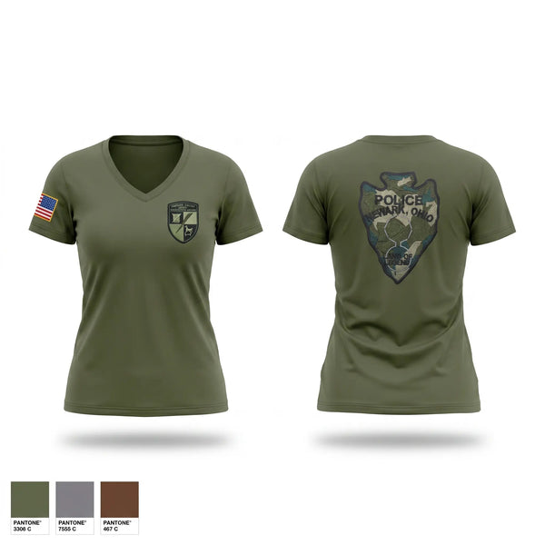 Womens Short Sleeve Vneck Shirt, Newark Police Special Operations Group, Police, Teamtime, Team time, sublimation, custom sports apparel, team uniforms, spirit wear, spiritwear, sports uniforms, custom shirts, team store, custom team store, fundraiser sports, apparel fundraiser