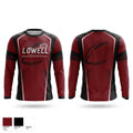 Lowell Red Devils Long Sleeve Performance Shirt 1