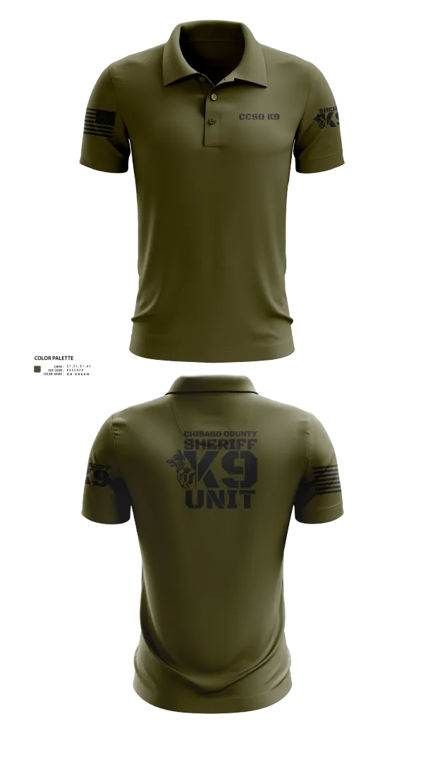 Short Sleeve Performance Polo, Chisago County K9 Unit, , Teamtime, Team time, sublimation, custom sports apparel, team uniforms, spirit wear, spiritwear, sports uniforms, custom shirts, team store, custom team store, fundraiser sports, apparel fundraiser