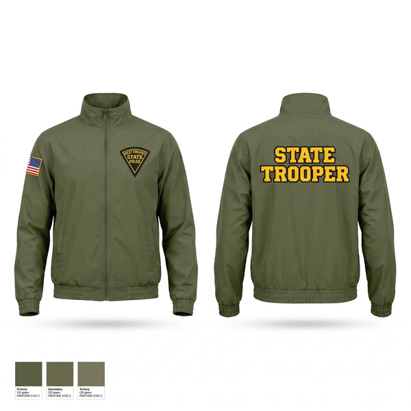 Windbreaker, WEST VIRGINIA STATE POLICE, Police, Teamtime, Team time, sublimation, custom sports apparel, team uniforms, spirit wear, spiritwear, sports uniforms, custom shirts, team store, custom team store, fundraiser sports, apparel fundraiser