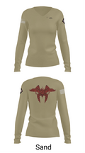 Blackfoot 2nd platoon 36446718 Women's Long Sleeve V-neck Shirt - 97