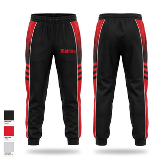 Sweatpants, Diablos, Baseball, Teamtime, Team time, sublimation, custom sports apparel, team uniforms, spirit wear, spiritwear, sports uniforms, custom shirts, team store, custom team store, fundraiser sports, apparel fundraiser