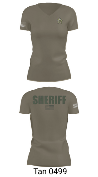 Womens Short Sleeve Vneck Shirt, Boyd county sheriff, Police, Teamtime, Team time, sublimation, custom sports apparel, team uniforms, spirit wear, spiritwear, sports uniforms, custom shirts, team store, custom team store, fundraiser sports, apparel fundraiser