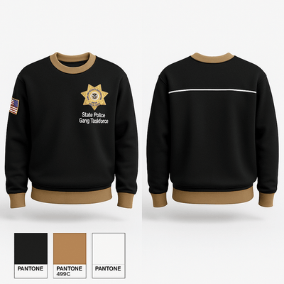 State Police Gang Taskforce 37400858 Crew Neck Sweatshirt - 1