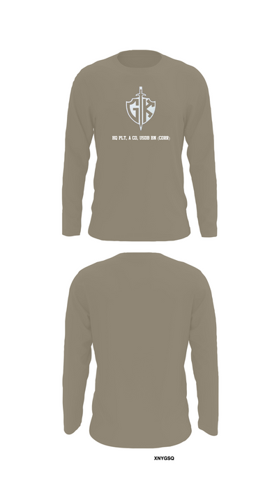 HQ PLT, A CO, USDB BN (CORR) 15623117 Long Sleeve Performance Shirt 72