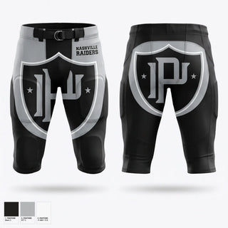 Football Pants, Nashville Raiders, , Teamtime, Team time, sublimation, custom sports apparel, team uniforms, spirit wear, spiritwear, sports uniforms, custom shirts, team store, custom team store, fundraiser sports, apparel fundraiser