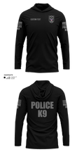 PERRY POLICE DEPARTMENT Long Sleeve Performance Shirt with hood - 52