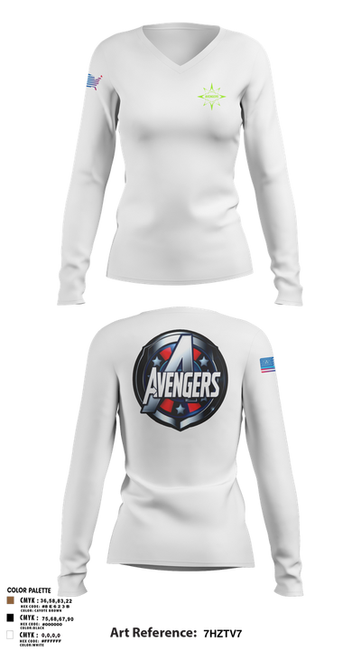 16th Ordnance battalion 27800574 Women's Long Sleeve V-neck Shirt - 2
