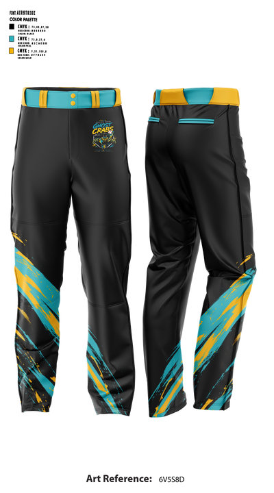Ghost Crabs Baseball Pants - 8