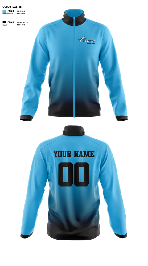 Fleece Jacket, Arrows, Softball, Teamtime, Team time, sublimation, custom sports apparel, team uniforms, spirit wear, spiritwear, sports uniforms, custom shirts, team store, custom team store, fundraiser sports, apparel fundraiser