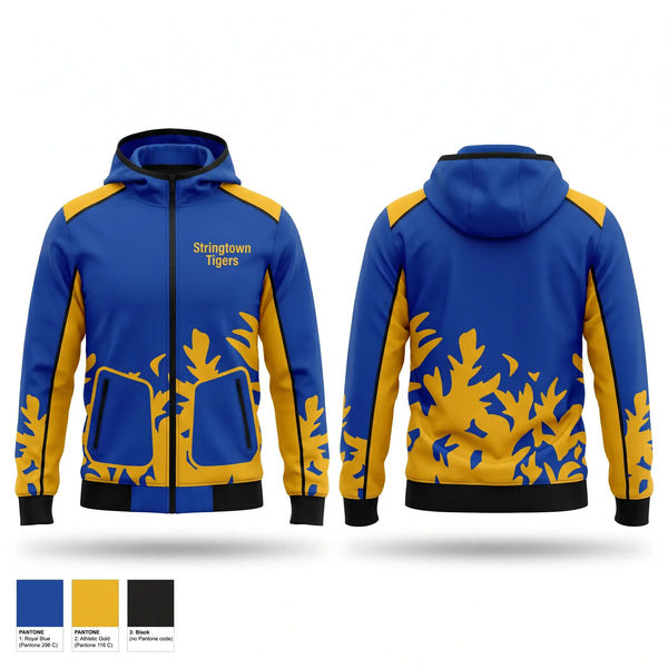 Windbreaker, Stringtown Tigers, Women's Basketball, Teamtime, Team time, sublimation, custom sports apparel, team uniforms, spirit wear, spiritwear, sports uniforms, custom shirts, team store, custom team store, fundraiser sports, apparel fundraiser