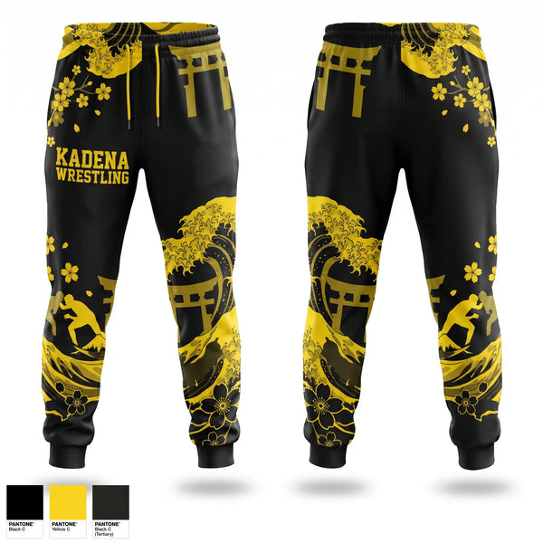 Sweatpants, Kadena Wrestling, Wrestling, Teamtime, Team time, sublimation, custom sports apparel, team uniforms, spirit wear, spiritwear, sports uniforms, custom shirts, team store, custom team store, fundraiser sports, apparel fundraiser