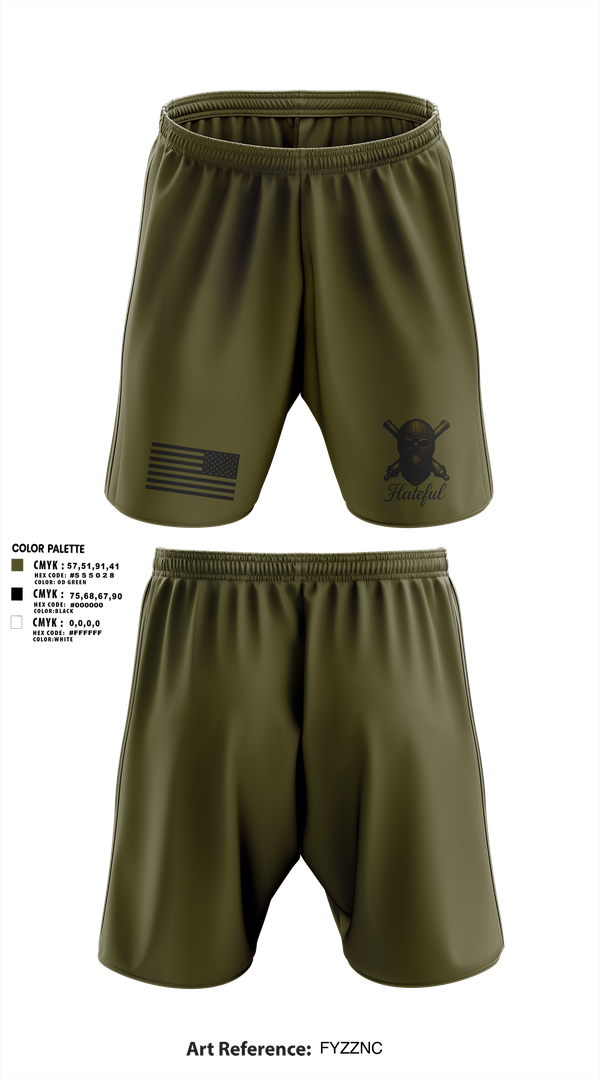 Athletic Shorts With Pockets, Hateful Hotel 2nd Plt, , Teamtime, Team time, sublimation, custom sports apparel, team uniforms, spirit wear, spiritwear, sports uniforms, custom shirts, team store, custom team store, fundraiser sports, apparel fundraiser