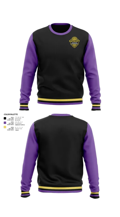 Clutch City Hoops 594116 Crew Neck Sweatshirt - 21