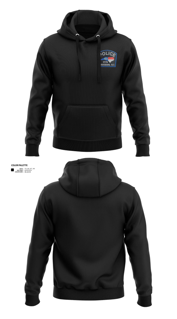 Hoodie, Louisburg Police Department, Police, Teamtime, Team time, sublimation, custom sports apparel, team uniforms, spirit wear, spiritwear, sports uniforms, custom shirts, team store, custom team store, fundraiser sports, apparel fundraiser