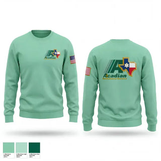 Crew Neck Sweatshirt, Acadian, EMS/EMT, Teamtime, Team time, sublimation, custom sports apparel, team uniforms, spirit wear, spiritwear, sports uniforms, custom shirts, team store, custom team store, fundraiser sports, apparel fundraiser