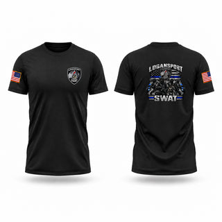 Old School Cotton Feel Shirt, Logansport Swat, Police, Teamtime, Team time, sublimation, custom sports apparel, team uniforms, spirit wear, spiritwear, sports uniforms, custom shirts, team store, custom team store, fundraiser sports, apparel fundraiser
