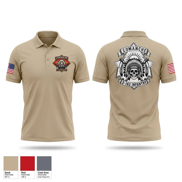 Short Sleeve Performance Polo, 2-162 IN, Army, Teamtime, Team time, sublimation, custom sports apparel, team uniforms, spirit wear, spiritwear, sports uniforms, custom shirts, team store, custom team store, fundraiser sports, apparel fundraiser
