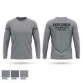 Kingsport Police Explorer Post Long Sleeve Performance Shirt - 1