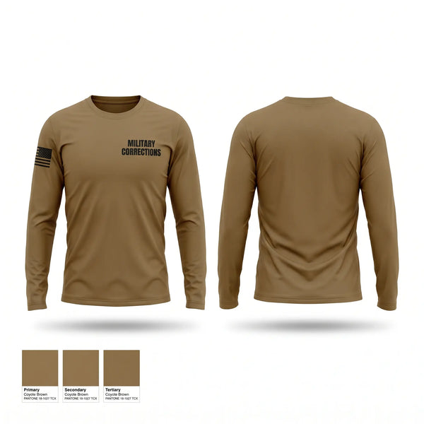 Long Sleeve Performance Shirt, Military Corrections, Army, Teamtime, Team time, sublimation, custom sports apparel, team uniforms, spirit wear, spiritwear, sports uniforms, custom shirts, team store, custom team store, fundraiser sports, apparel fundraiser