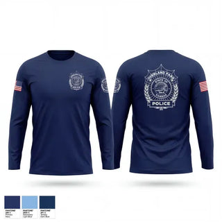 Long Sleeve Performance Shirt, Overland Park Police, Police, Teamtime, Team time, sublimation, custom sports apparel, team uniforms, spirit wear, spiritwear, sports uniforms, custom shirts, team store, custom team store, fundraiser sports, apparel fundraiser