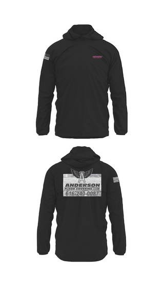 Windbreaker, Anderson Floor Covering, , Teamtime, Team time, sublimation, custom sports apparel, team uniforms, spirit wear, spiritwear, sports uniforms, custom shirts, team store, custom team store, fundraiser sports, apparel fundraiser