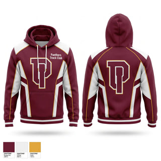 Hoodie, Panthers Track Club, Track & Field, Teamtime, Team time, sublimation, custom sports apparel, team uniforms, spirit wear, spiritwear, sports uniforms, custom shirts, team store, custom team store, fundraiser sports, apparel fundraiser