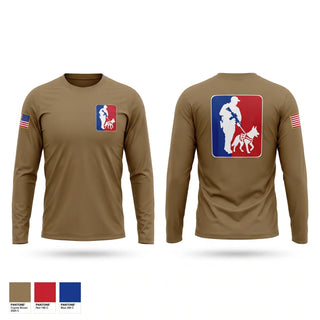 Long Sleeve Performance Shirt, G, Army, Teamtime, Team time, sublimation, custom sports apparel, team uniforms, spirit wear, spiritwear, sports uniforms, custom shirts, team store, custom team store, fundraiser sports, apparel fundraiser