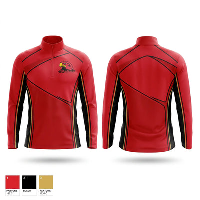 Mountain Empire High School Football Quarter Zip Jacket - 1