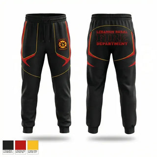 Sweatpants, Lebanon Rural Fire Protection District, Fire Department, Teamtime, Team time, sublimation, custom sports apparel, team uniforms, spirit wear, spiritwear, sports uniforms, custom shirts, team store, custom team store, fundraiser sports, apparel fundraiser