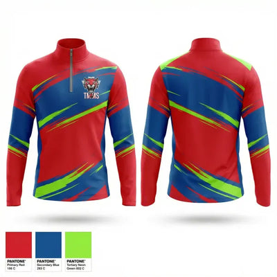 Yau 65479316 Quarter Zip Jacket - 1