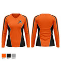 Team IA Women's Long Sleeve V-neck Shirt - 1