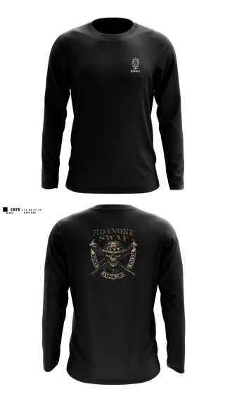 Long Sleeve Performance Shirt, Roanoke SWAT, Police, Teamtime, Team time, sublimation, custom sports apparel, team uniforms, spirit wear, spiritwear, sports uniforms, custom shirts, team store, custom team store, fundraiser sports, apparel fundraiser