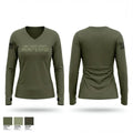 Anne Arundel County Sheriff’s Office 1371933 Women's Long Sleeve V-neck Shirt - 1