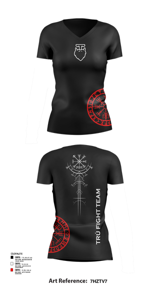 Womens Short Sleeve Vneck Shirt, Trú Fight Team, Spirit Store, Teamtime, Team time, sublimation, custom sports apparel, team uniforms, spirit wear, spiritwear, sports uniforms, custom shirts, team store, custom team store, fundraiser sports, apparel fundraiser