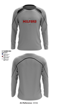 Milford Eagles Pop Warner Football and Cheer 85500081 Long Sleeve Performance Shirt 9
