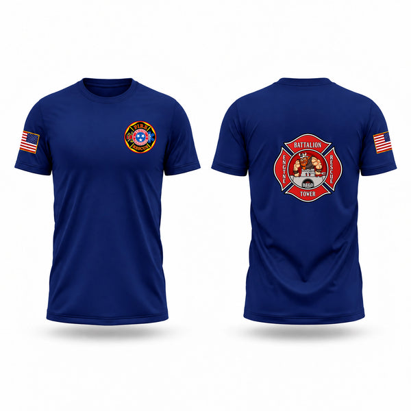 Bristol TN Professional Firefighters Association Short Sleeve Performance Shirt - 1