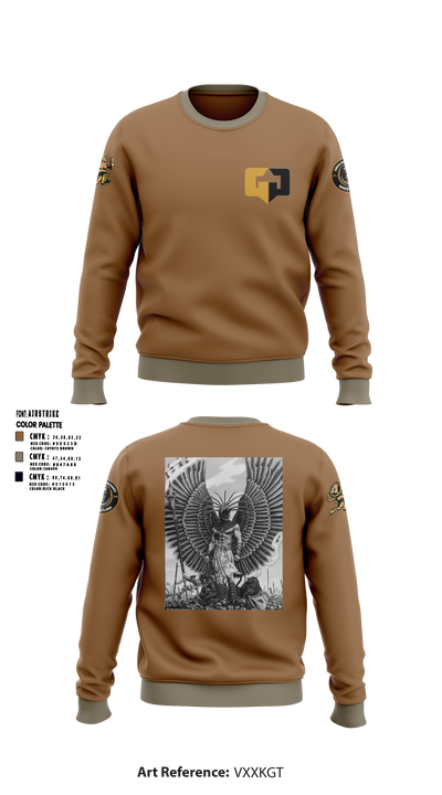 GGT Wrestling 3768590 Crew Neck Sweatshirt - 5