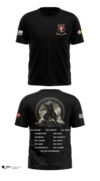 Old School Cotton Feel Shirt, Senior Leaders Course FY26-009, Army, Teamtime, Team time, sublimation, custom sports apparel, team uniforms, spirit wear, spiritwear, sports uniforms, custom shirts, team store, custom team store, fundraiser sports, apparel fundraiser