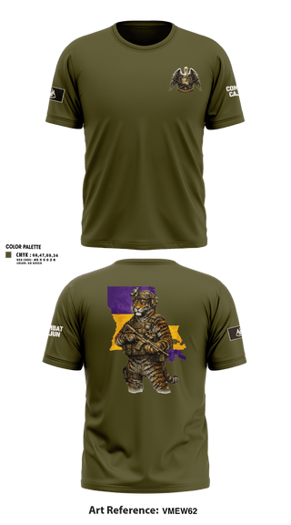 Old School Cotton Feel Shirt, Louisiana State Guard, Army, Teamtime, Team time, sublimation, custom sports apparel, team uniforms, spirit wear, spiritwear, sports uniforms, custom shirts, team store, custom team store, fundraiser sports, apparel fundraiser
